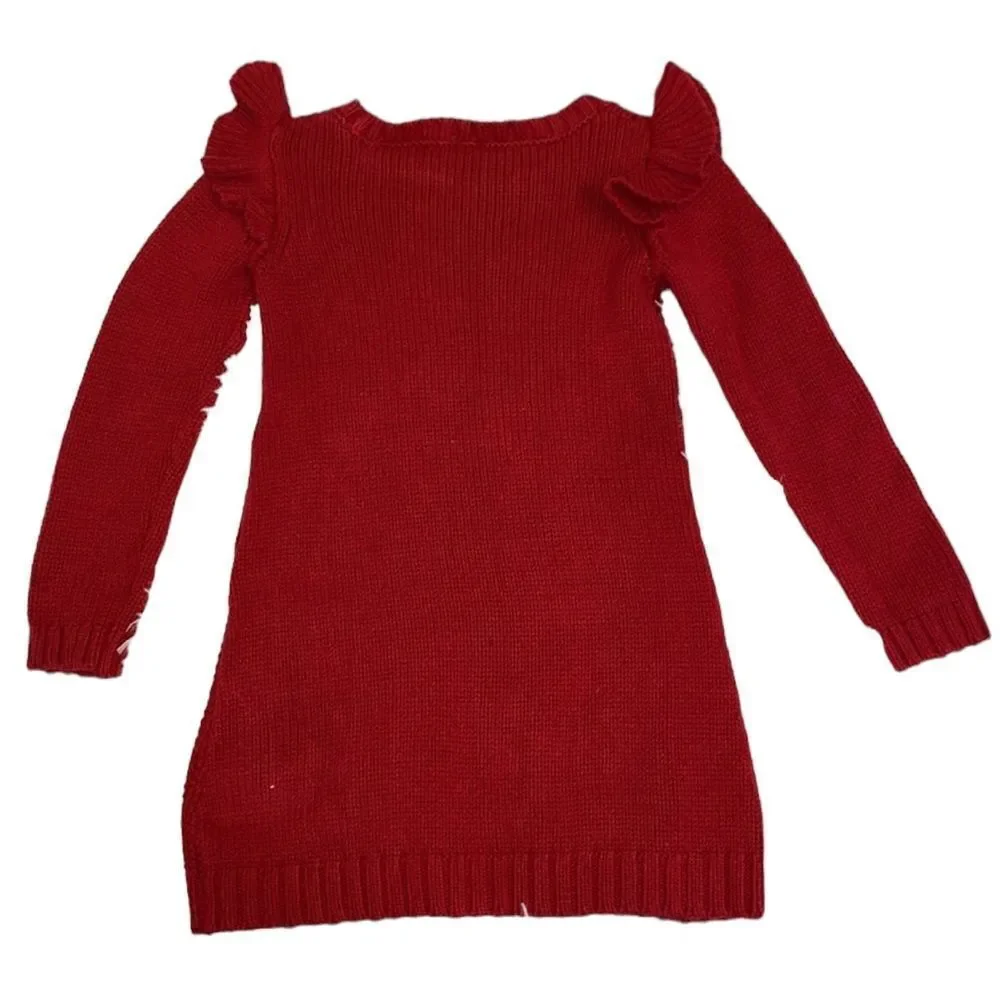 Carter's Toddler Red Sweater Dress(Size 3Т)